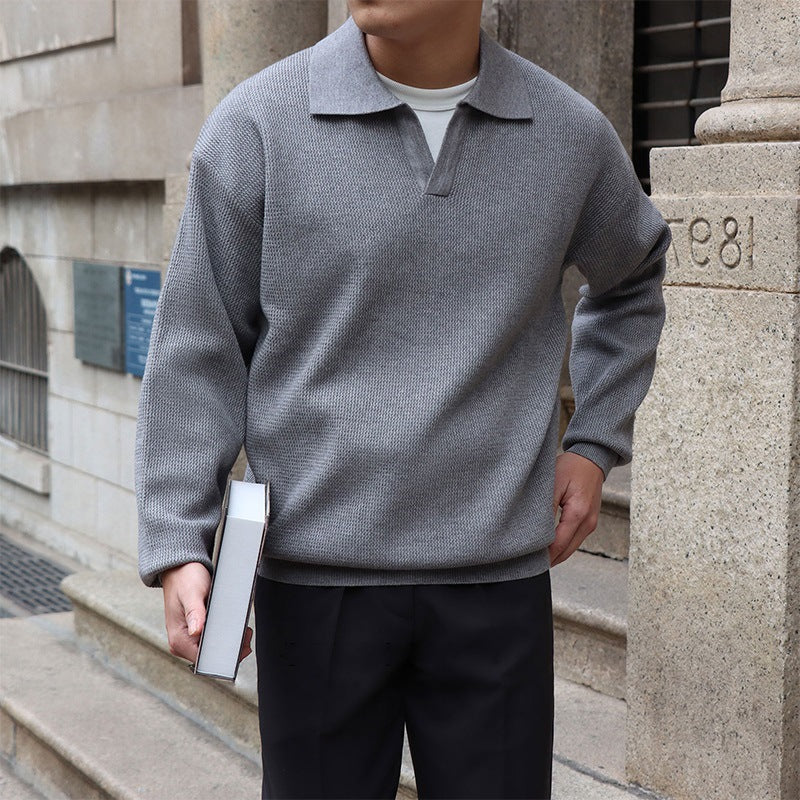 Mature V-neck Sweater