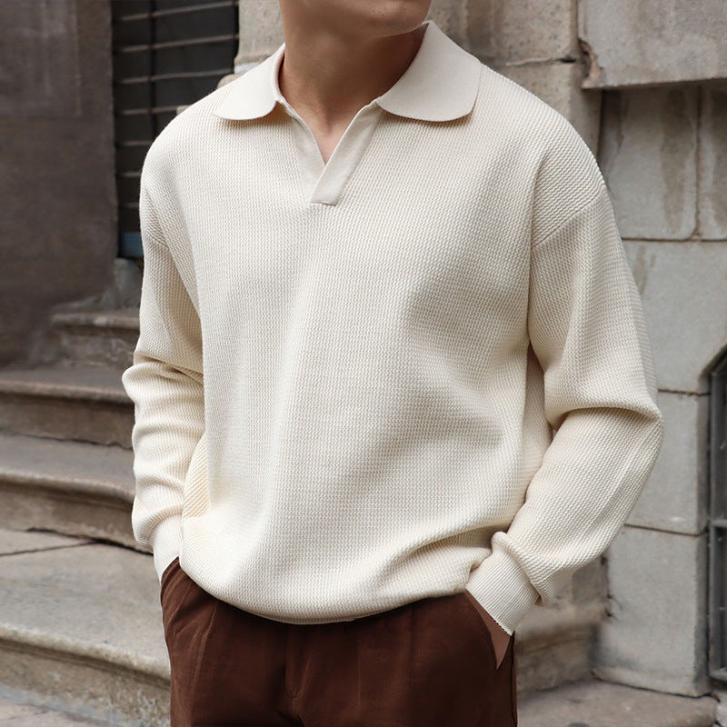 Mature V-neck Sweater