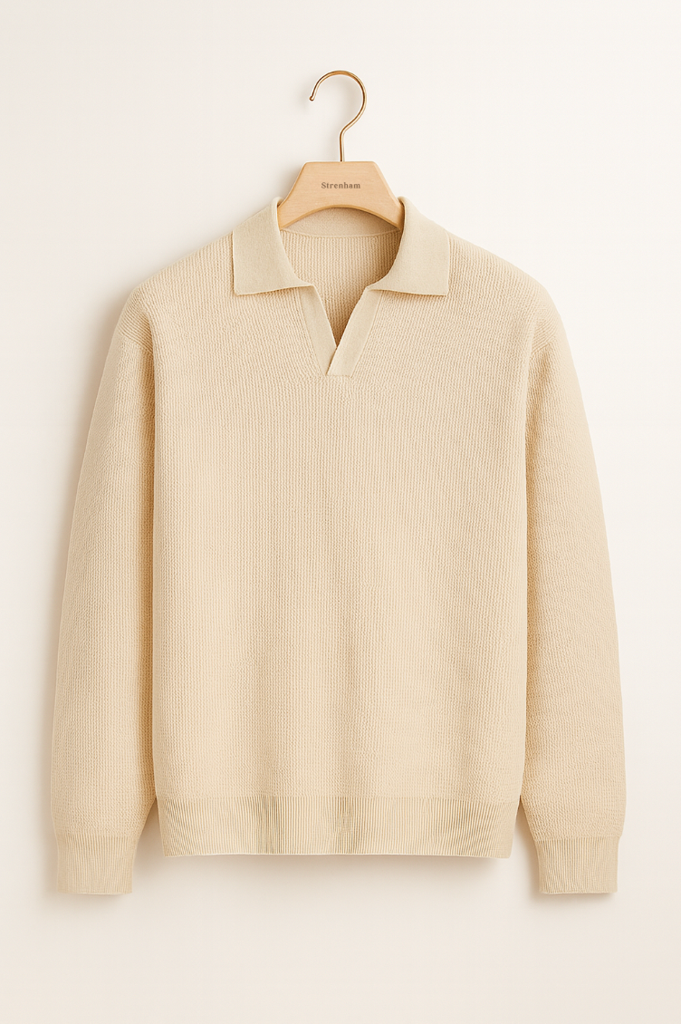 Mature V-neck Sweater