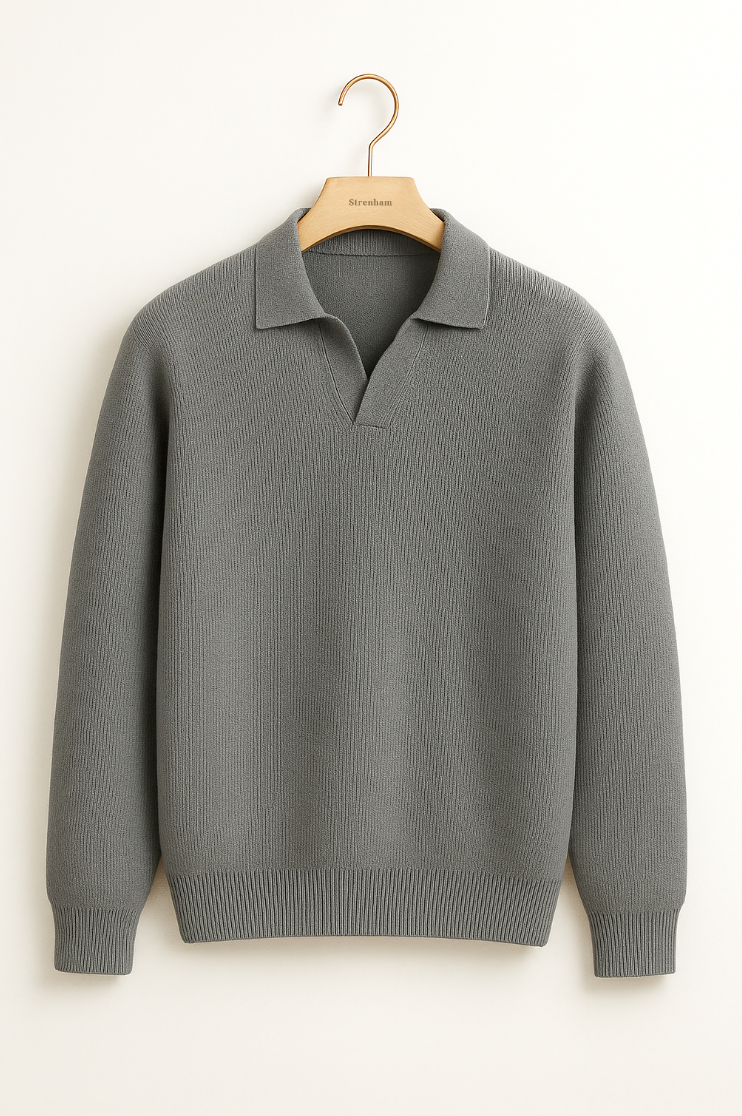 Mature V-neck Sweater