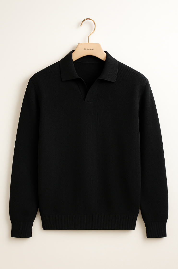 Mature V-neck Sweater