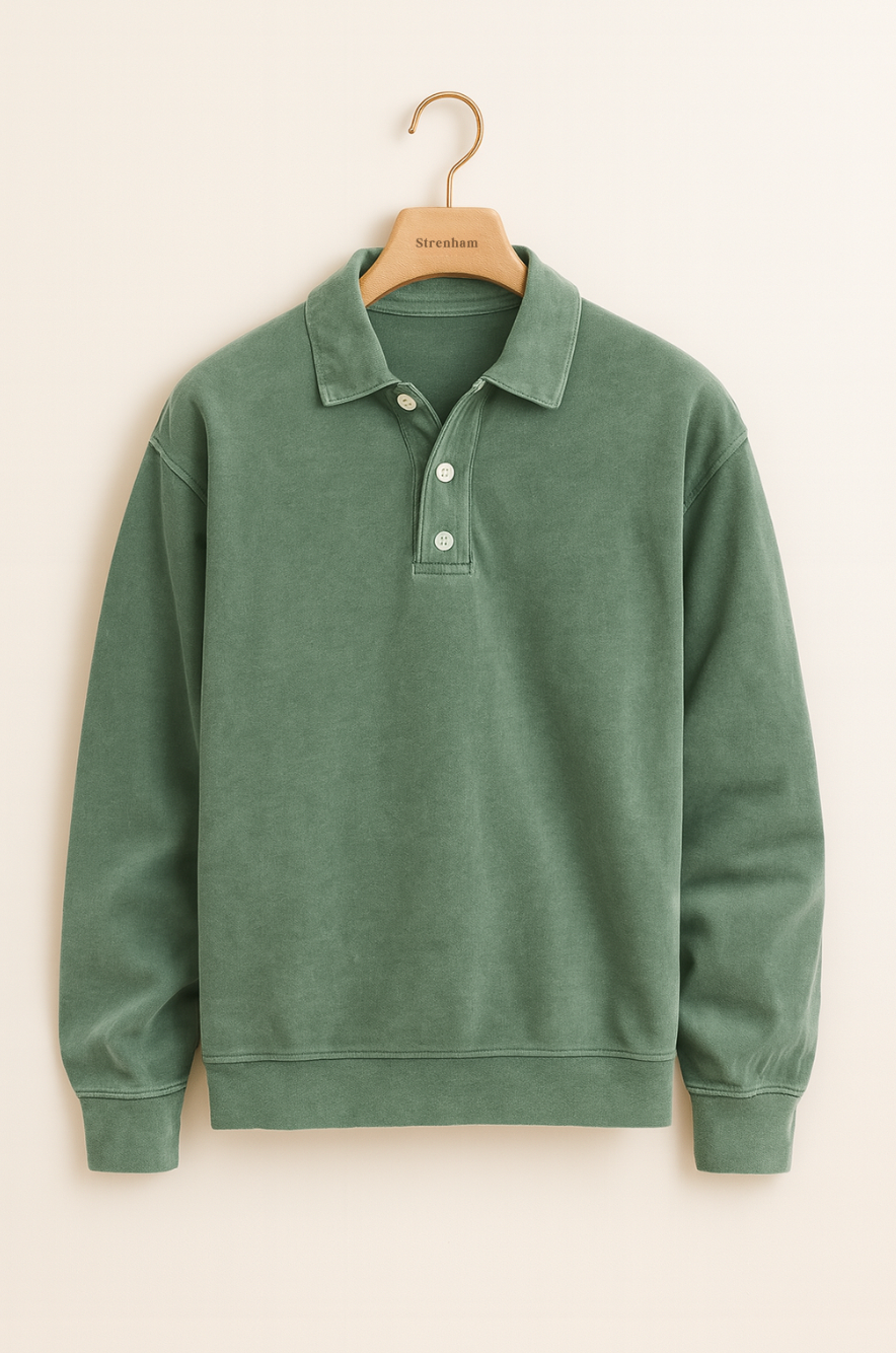Johannes | Vintage Long Sleeve Polo