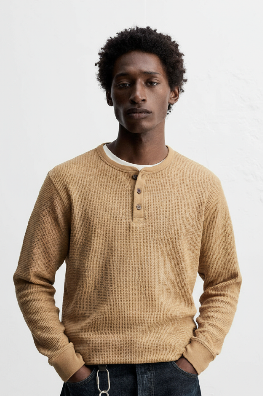 Matteo | Casual Long Sleeve Henley