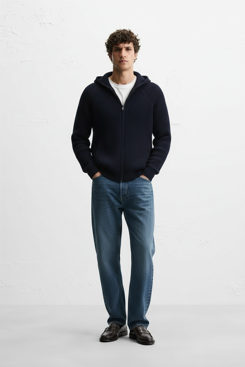 Enzo | Merino Wool Cardigan