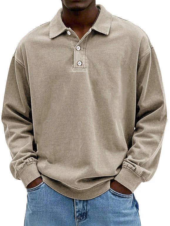 Johannes | Vintage Long Sleeve Polo