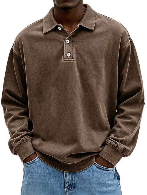 Johannes | Vintage Long Sleeve Polo