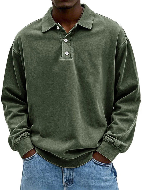 Johannes | Vintage Long Sleeve Polo