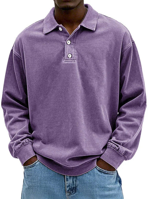 Johannes | Vintage Long Sleeve Polo