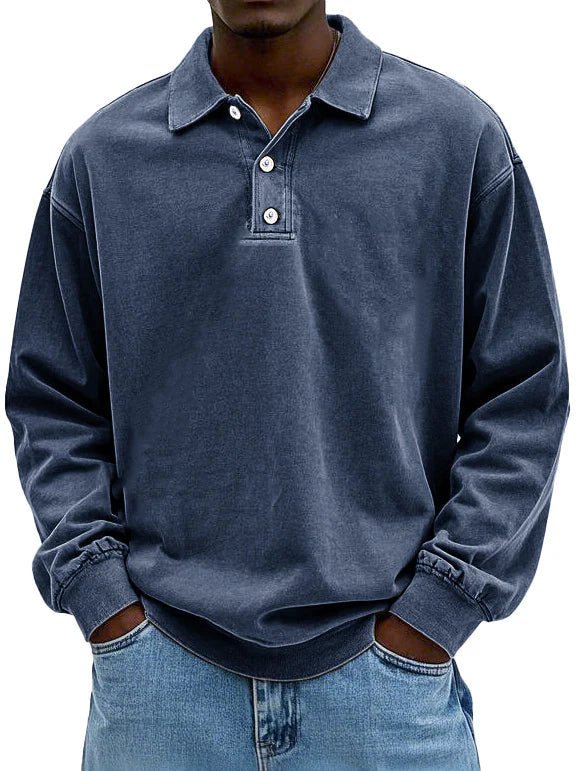 Johannes | Vintage Long Sleeve Polo